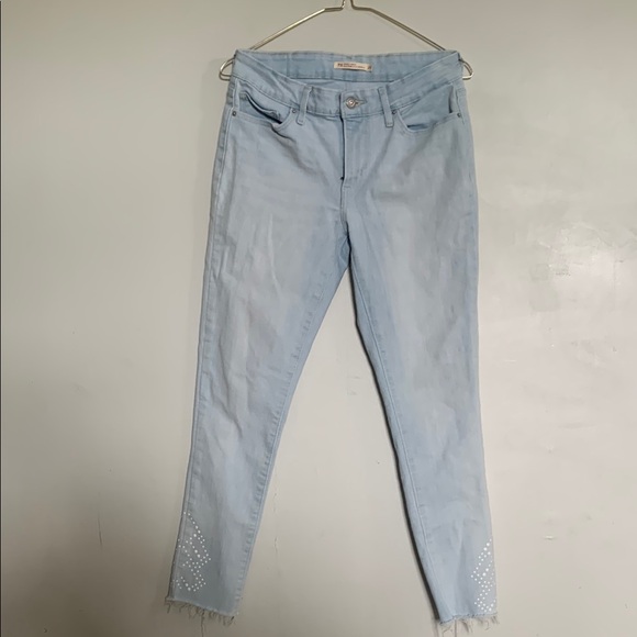 Levi's Blue Skinny Jeans Stretchy Fit - Picture 3 of 10